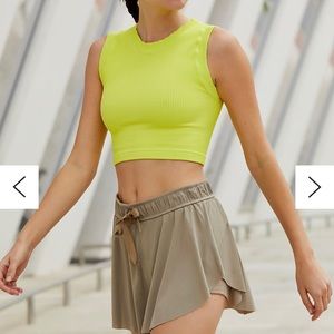 NWOT $40 Free People | Happiness Runs | Muscle Tank in Margarita Yellow